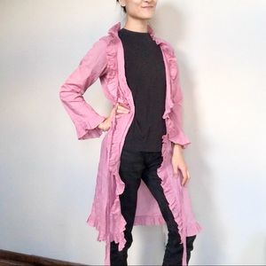 Dodo Apayri ruffled peignoir/ dressing gown/ kimono